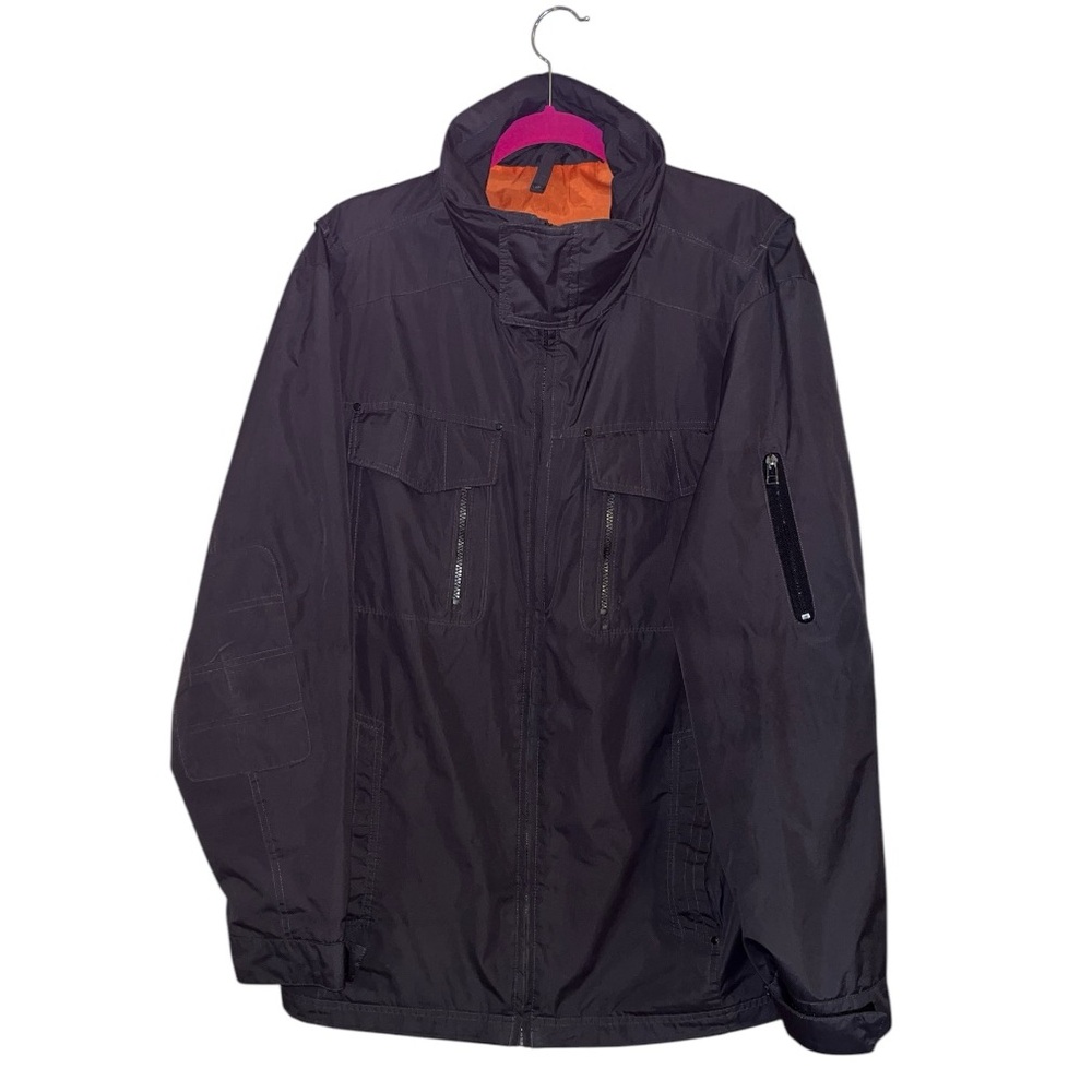 LONDON FOG Functional Outdoor Gear Reg Coat Jacket 2-in-1 size large brown work